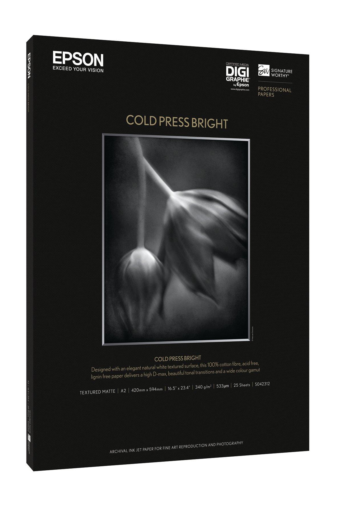 EPSON Cold Press Bright Paper Carte E Supporti Inchiostri Carta