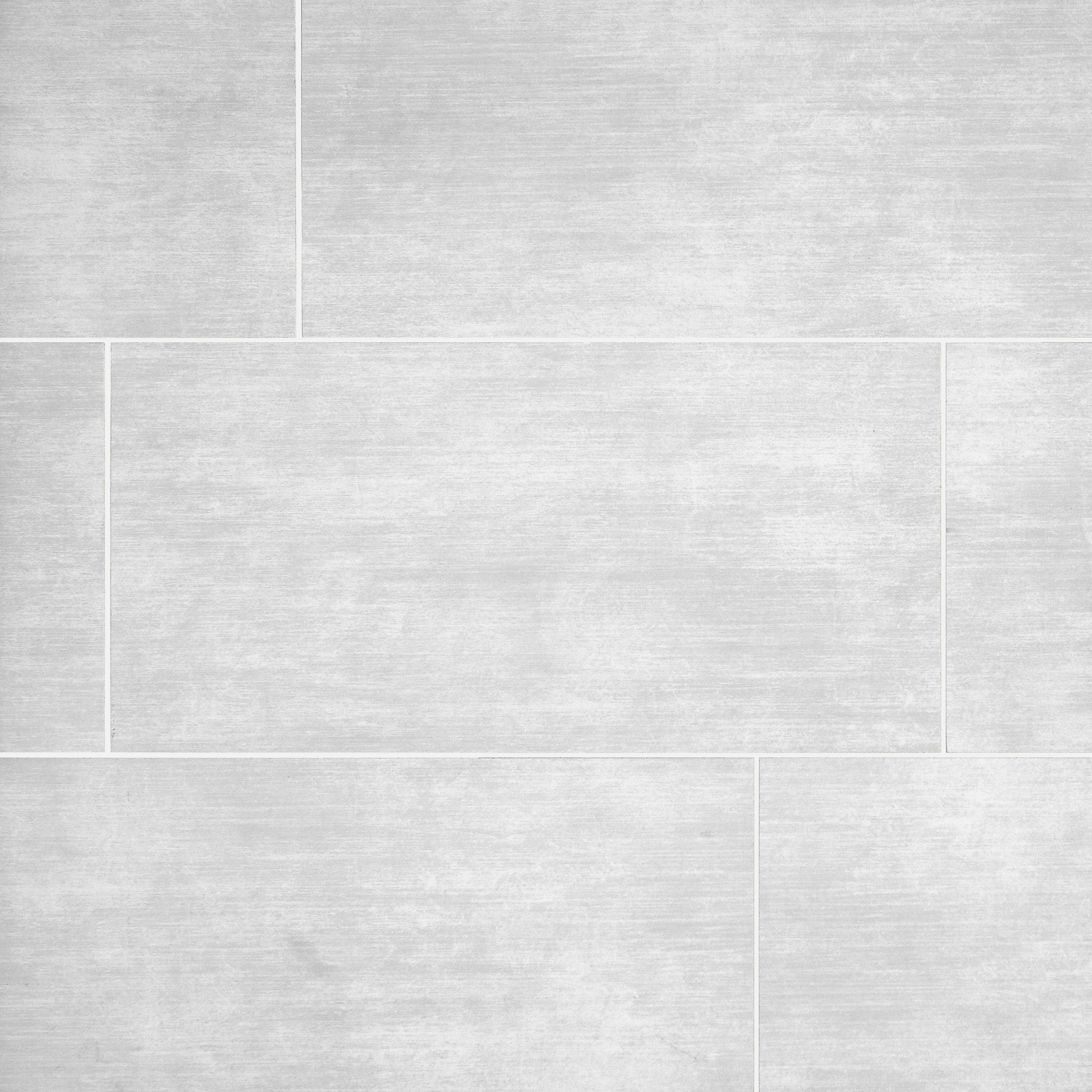 Brush Stroke Nickel Porcelain Tile