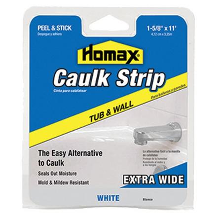 Homax White Tub and Wall Sealer Homax White Tub and Wall Sealer