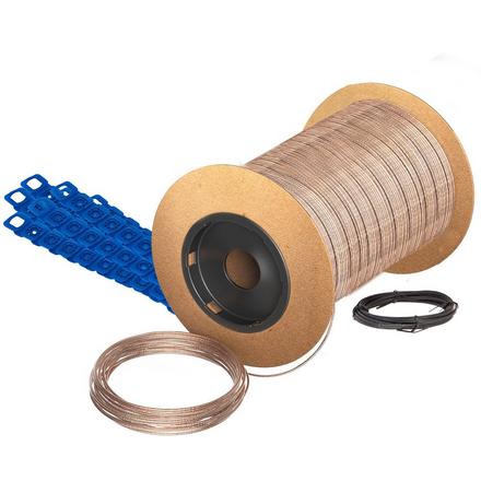 EasyHeat Warm Tiles Floor Warming 120 Volt Silver Cable Kit 390ft. EasyHeat Warm Tiles Floor Warming 120 Volt Silver Cable Kit 390ft.
