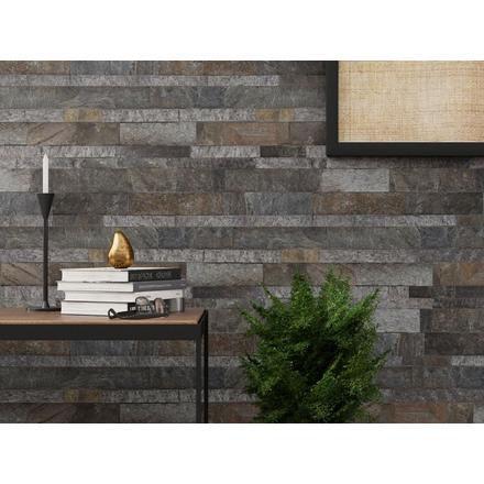 Titanium Black Quartzite Ledger Panel Titanium Black Quartzite Ledger Panel