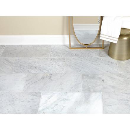 Bianco Carrara Honed Marble Tile Bianco Carrara Honed Marble Tile