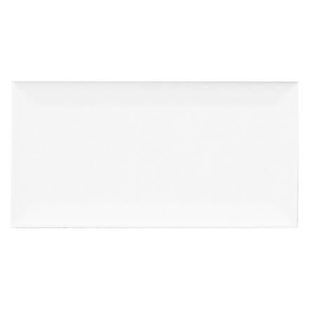Bright White Ice Beveled Ceramic Wall Tile Bright White Ice Beveled Ceramic Wall Tile