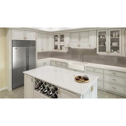 Sample - Carrara Cervino Quartz 3 cm. Custom Countertop Sample - Carrara Cervino Quartz 3 cm. Custom Countertop