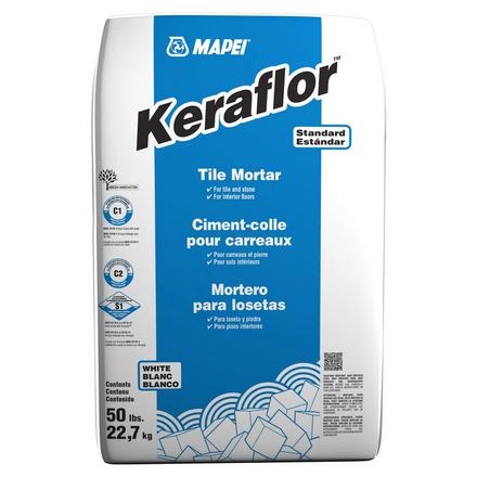 Mapei Keraflor White Floor Tile Thin-Set Mortar Mapei Keraflor Floor Tile Thin-Set Mortar