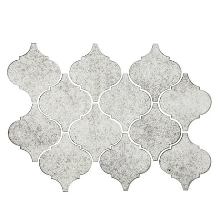Antique Mirror Arabesque Glass Mosaic Antique Mirror Arabesque Glass Mosaic