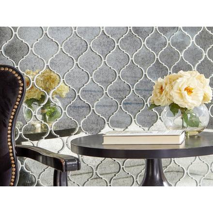 Antique Mirror Arabesque Glass Mosaic Antique Mirror Arabesque Glass Mosaic