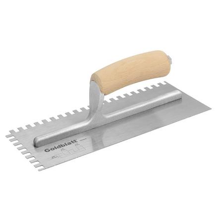 Goldblatt Wood Handle Square Notched Trowel Goldblatt Wood Handle Square Notched Trowel
