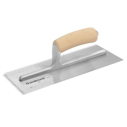 Goldblatt Wood Handle V Notched Trowel Goldblatt Wood Handle V Notched Trowel