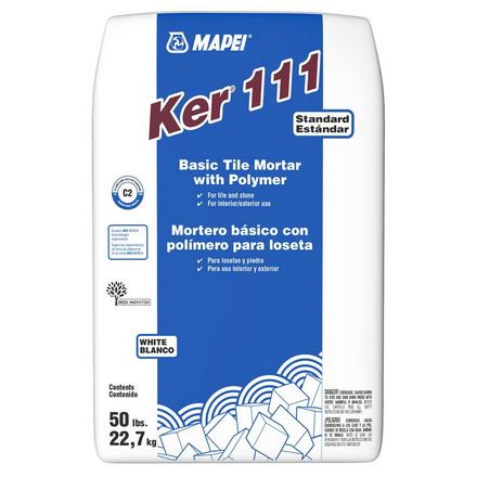 Mapei Ker 111 White Basic Tile Mortar with Polymer Mapei Ker 111 Basic Tile Mortar with Polymer