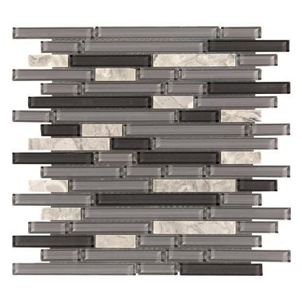 Chelsea Gray Glass Mosaic Chelsea Gray Glass Mosaic