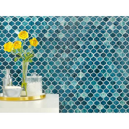 Marina Del Ray Arabesque Glass Mosaic Marina Del Ray Arabesque Glass Mosaic