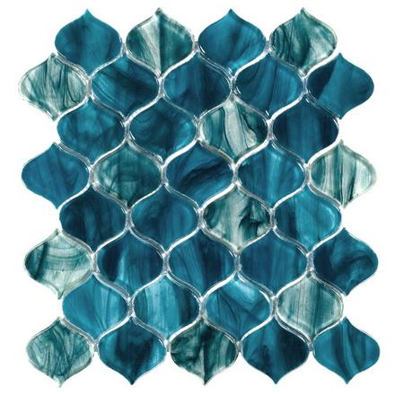 Marina Del Ray Arabesque Glass Mosaic Marina Del Ray Arabesque Glass Mosaic