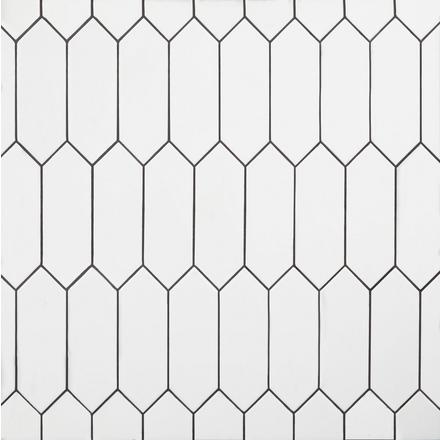 White Picket Ceramic Tile White Picket Ceramic Tile