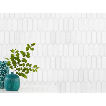 Dolomite Premium Picket Polished Marble Mosaic Dolomite Premium Picket Polished Marble Mosaic