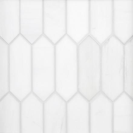 Dolomite Premium Picket Polished Marble Mosaic Dolomite Premium Picket Polished Marble Mosaic