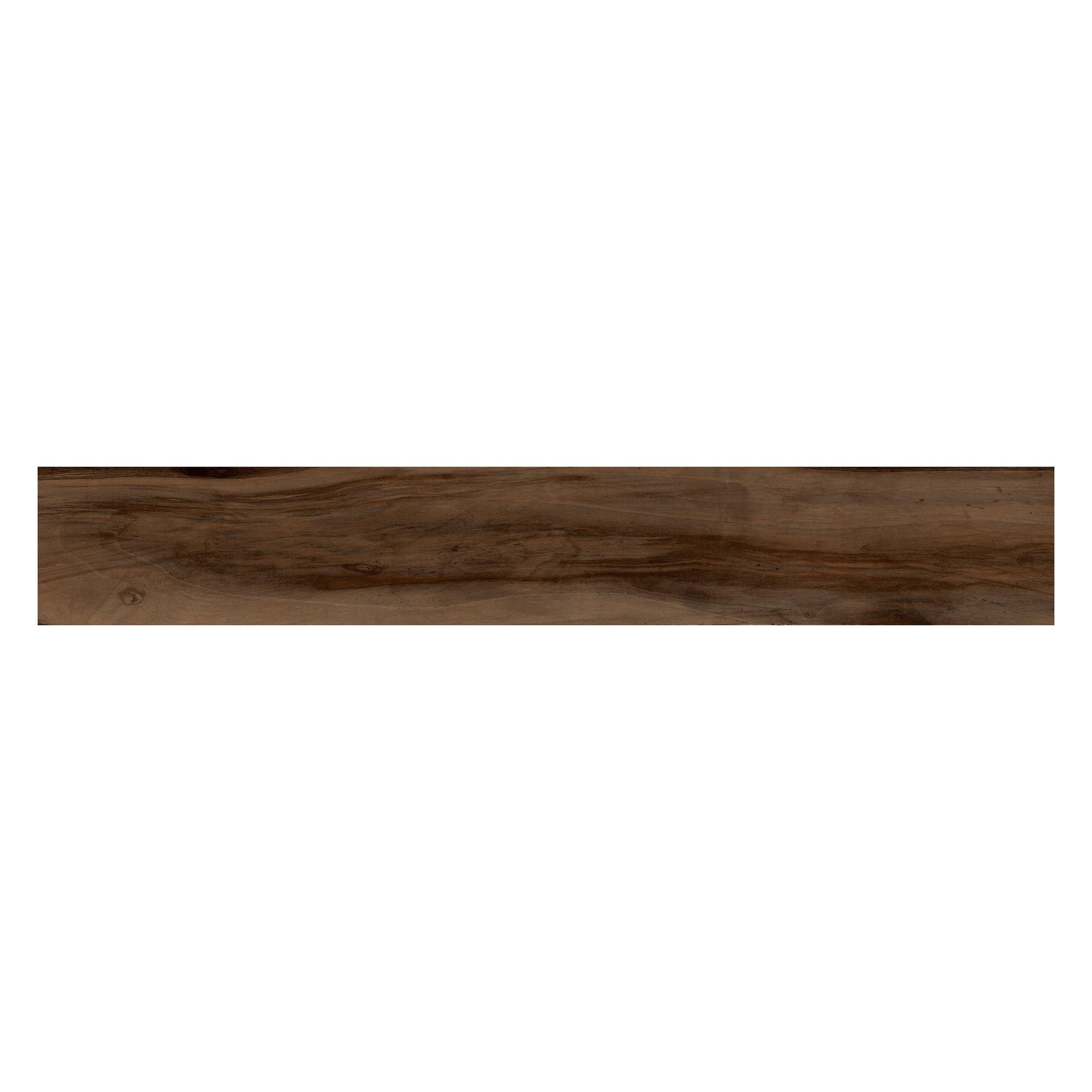 Soft Chestnut Wood Plank Porcelain Tile