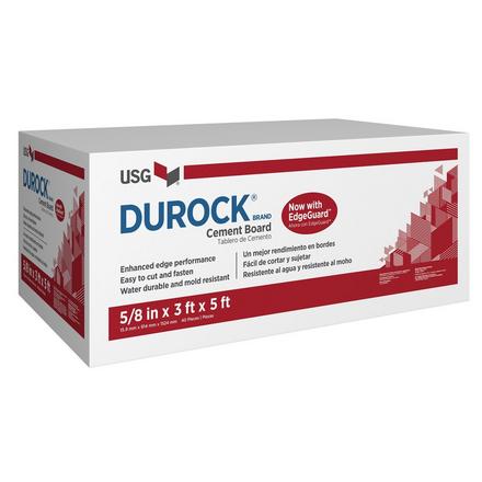 Durock Cement Board with EdgeGuard Durock Cement Board with EdgeGuard