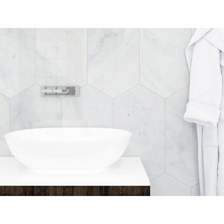 Bianco Blanco Oblong Marble Tile Bianco Blanco Oblong Marble Tile