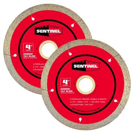 Sentinel 4in. Tile Blade 2-pack Sentinel 4in. Tile Blade 2-pack