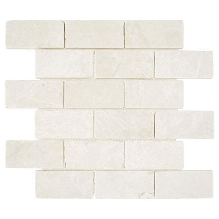 Botticino Brick Honed Marble Mosaic Botticino Brick Honed Marble Mosaic