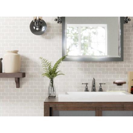 Botticino Brick Honed Marble Mosaic Botticino Brick Honed Marble Mosaic