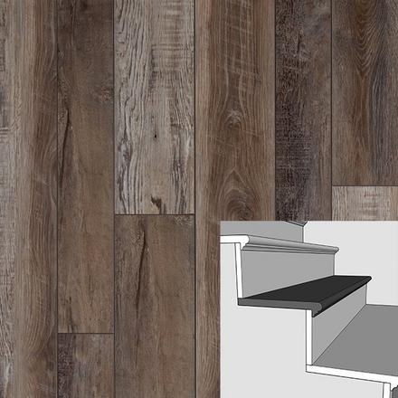 Cortado Oak Rigid Boxed Retro Tread- 48in. Cortado Oak Rigid Boxed Retro Tread- 48in.