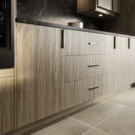 Sample - Carbo Brushed Quartz Custom Countertop Sample - Carbo Brushed Quartz Custom Countertop