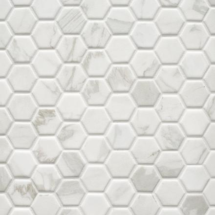 Marble Art Hexagon Ceramic Mosaic Marble Art Hexagon Ceramic Mosaic