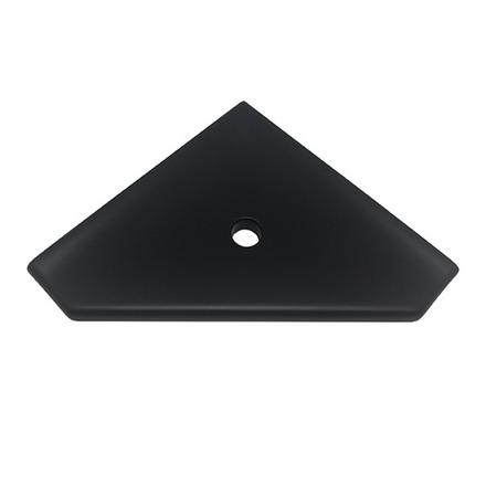 Square Edge Black Matte Corner Shelf Square Edge Black Matte Corner Shelf