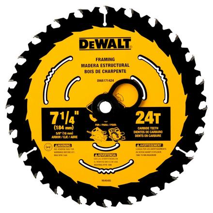DeWalt 7 1/4 in. 24T Saw Blade DeWalt 7 1/4 in. 24T Saw Blade