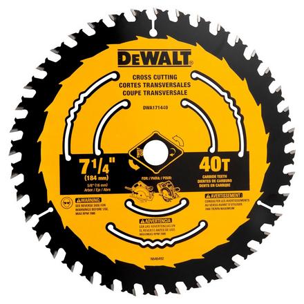 DeWalt 7 1/4 in. 40T Saw Blade DeWalt 7 1/4 in. 40T Saw Blade