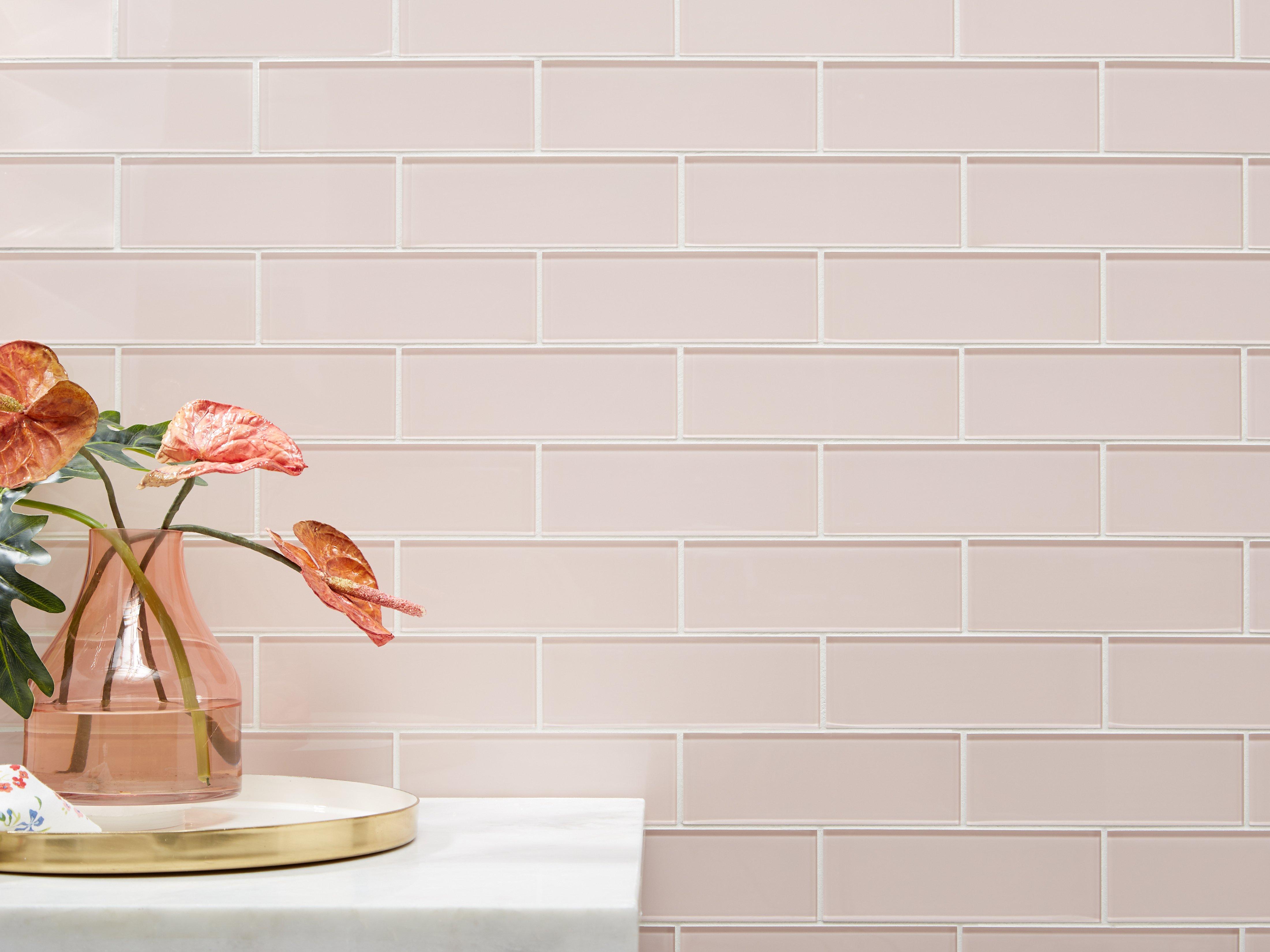Blush Glass Tile