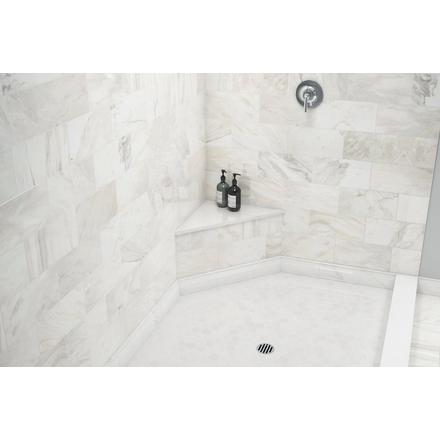 Dolomite Marble Triangle Shower Bench Dolomite Marble Triangle Shower Bench