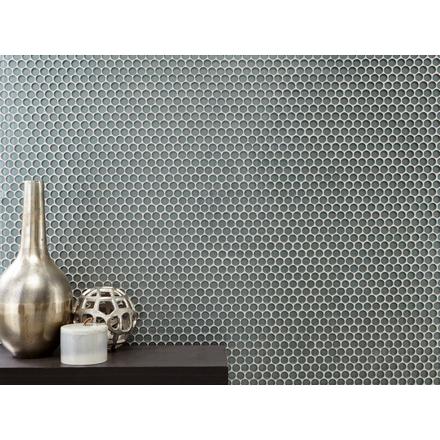 Laurel Glass Penny Mosaic Laurel Glass Penny Mosaic