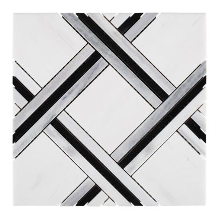 Nexes Dolomite Skyfall Polished Marble Mosaic Nexes Dolomite Skyfall Polished Marble Mosaic