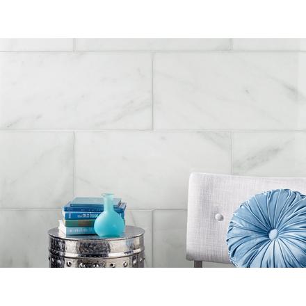 Carrara Chateau Polished Marble Tile Carrara Chateau Polished Marble Tile