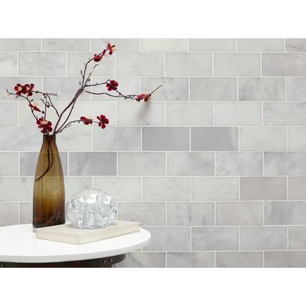 Carrara Chateau Honed Marble Tile Carrara Chateau Honed Marble Tile