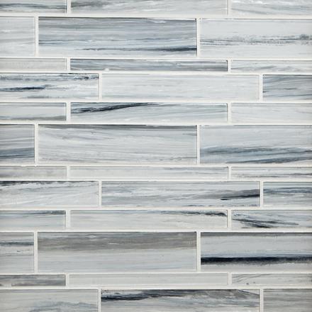Misty Fjord Linear Glass Mosaic Misty Fjord Linear Glass Mosaic