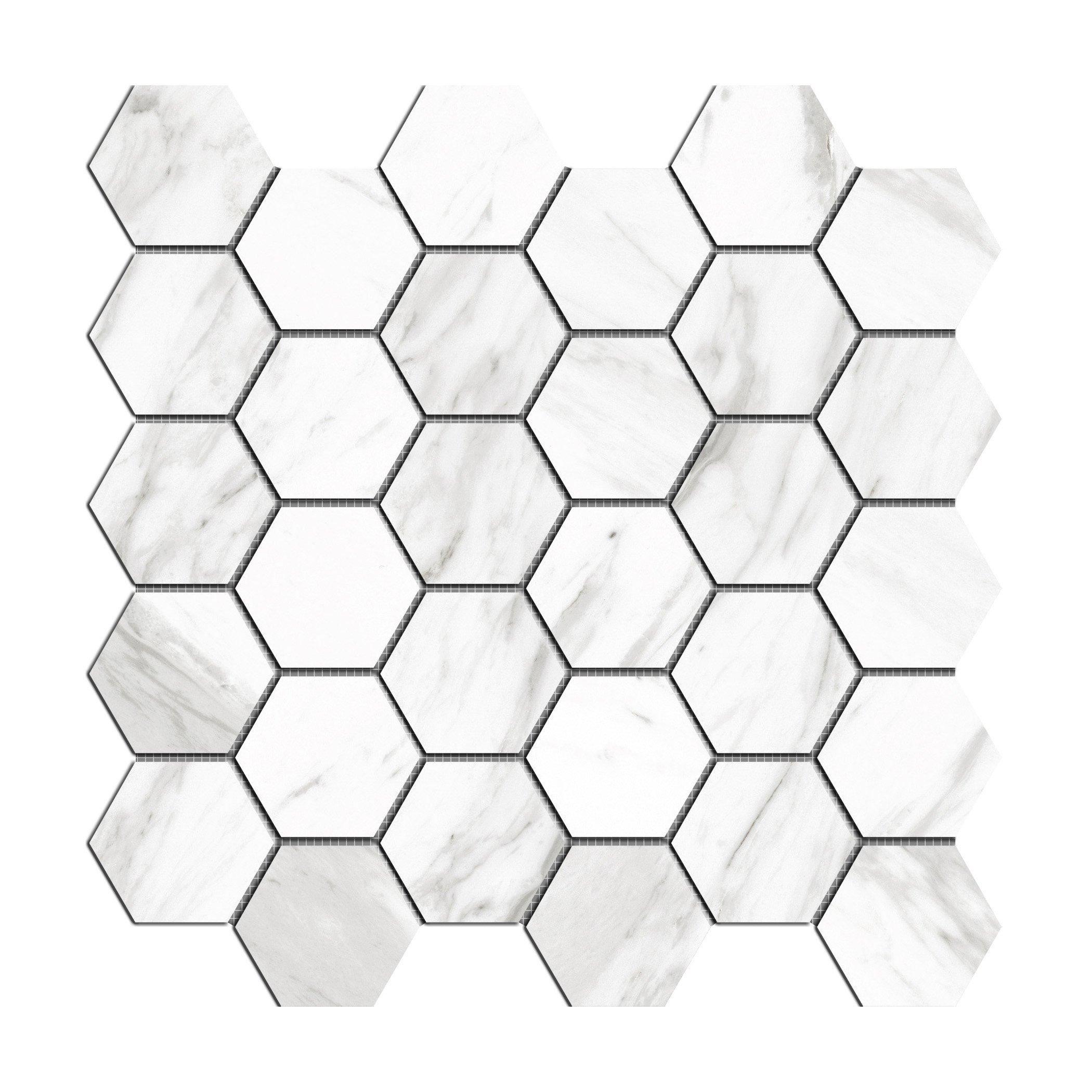 Cesari III Matte Hexagon Porcelain Mosaic