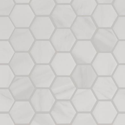 Cesari III Polished Hexagon Porcelain Mosaic Cesari III Polished Hexagon Porcelain Mosaic