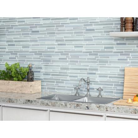 Tybee Island Linear Glass Mosaic Tybee Island Linear Glass Mosaic