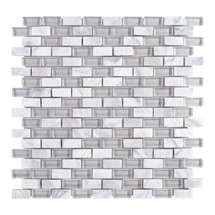 Marguerite Mother of Pearl and Glass Mosaic Marguerite Mother of Pearl and Glass Mosaic