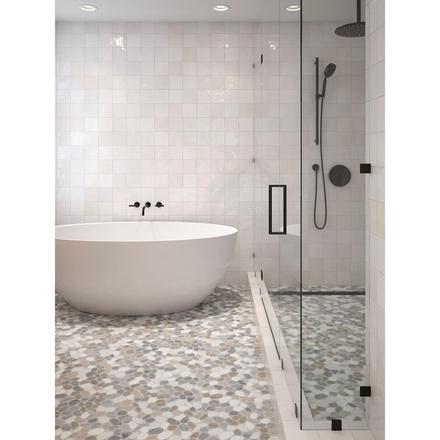 Zellige Perla Polished Ceramic Tile Zellige Perla Polished Ceramic Tile