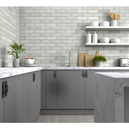 Zellige Pearl Opal Polished Ceramic Tile Zellige Pearl Opal Polished Ceramic Tile
