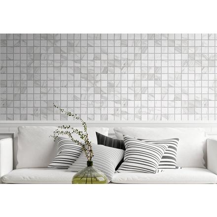 Cesari Bianca III Polished Porcelain Mosaic Cesari Bianca III Polished Porcelain Mosaic