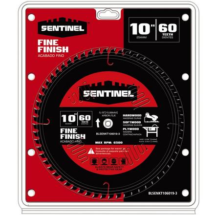 Sentinel 10in. 60T Wood Blade Sentinel 10in. 60T Wood Blade