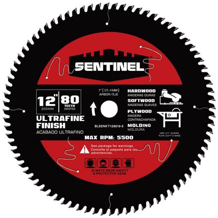 Sentinel 12in. 80T Wood Blade Sentinel 12in. 80T Wood Blade
