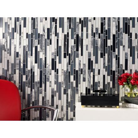 Nightfall Linear Glass Mosaic Nightfall Linear Glass Mosaic