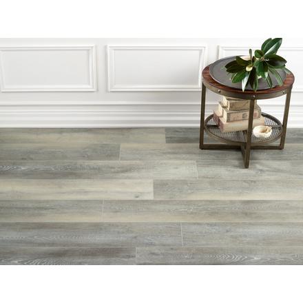 Royal Oak Pewter Waterproof Rigid Core Luxury Vinyl Plank - Cork Pad Royal Oak Pewter Waterproof Rigid Core Luxury Vinyl Plank - Cork Pad